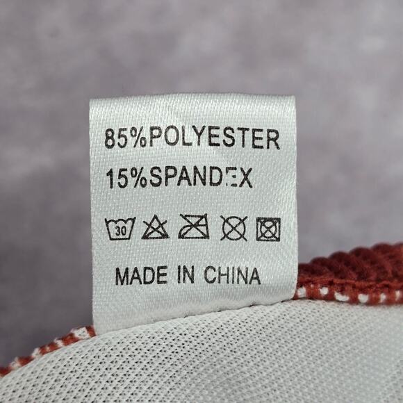 Brown Wired Adjustable Ribbed Bikini Top Swimwear Medium - Picture 8 of 8